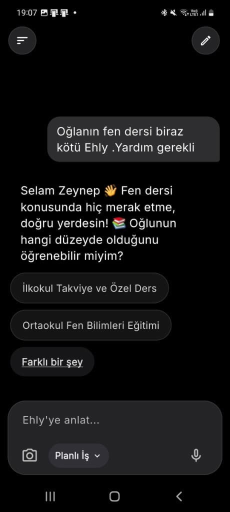 Ehly eğitim kategorisi seçenekleri sunuyor